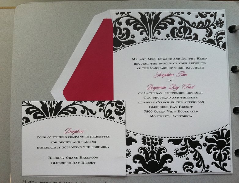 Custom wedding invitations in nj